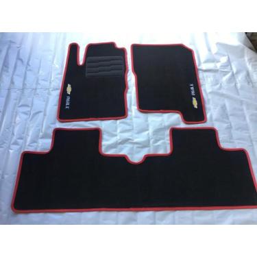 Imagem de jogo tapete carpete personalizado gm agile - QualiCarpet, preto borda 