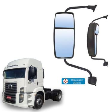 Imagem de Retrovisor Completo Vw Constellation Le S Desem. C Regulagem - Globo