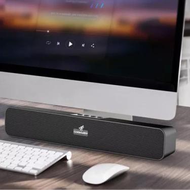 Imagem de Caixa De Som Bluetooth 5.0 Soundbar Portátil Grave Potente Bateria de 