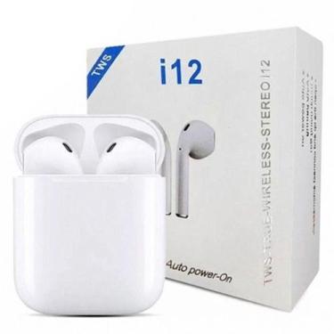 Imagem de Fone Sem Fio Academia Caminhada Corrida Bluetooth I12 Tws