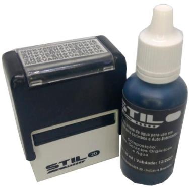 Imagem de Carimbos Automáticos Stilo 20 - Segurança Dados/Privacidade + tubo de 