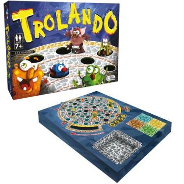 Imagem de Jogo De Tabuleiro Infantil Trolando - Pais E Filhos - Pais & Filhos