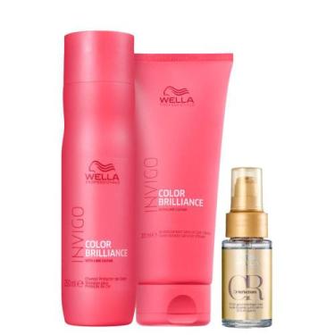 Imagem de Kit Brilliance Shampoo, Cond e Oil Reflections 30ml - Wella - Wella Pr