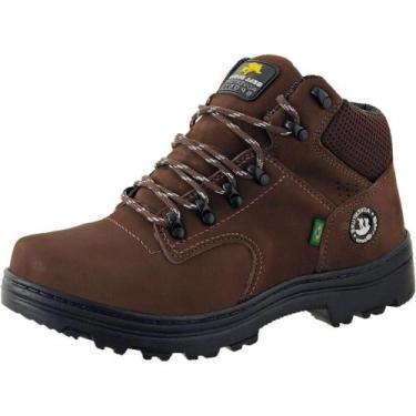 Imagem de Bota Adventure Masculina Couro Trilhas Escalada Dia a Dia - Bell Boots