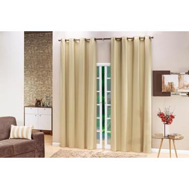 Imagem de Cortina Blackout 2,80m x 3,00m Corta 100 % Luz em PVC Folha Dupla Blac