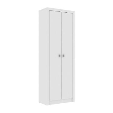 Imagem de Armário Estante Alto para Escritório Home Office ME4105 MDP Branco G69