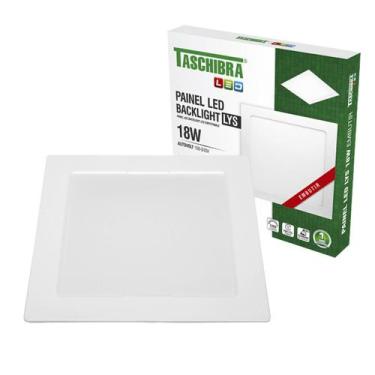 Imagem de Painel de Led 18w Quadrado Embutir Branco - Taschibra, 6500K