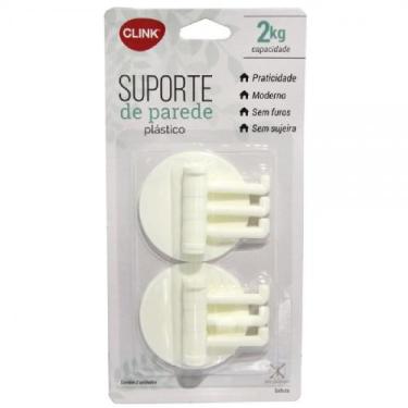 Imagem de 6 Cabide De Parede Gancho Multiuso Auto Adesivo Kit Cozinha - Cl