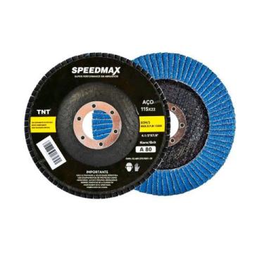 Imagem de Disco Flap Speedmax 115 x 22 mm Fibra Grão 80 TNT