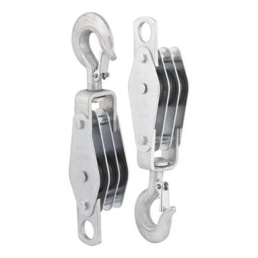 Imagem de Moitão Cadernal 45mm Com 3 Roldanas Par Vonder Suporta 650kg