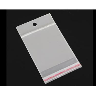 Imagem de Saco Adesivado Plástico Transp. Com Solapa 7,5x10 C/ 500un - J&C