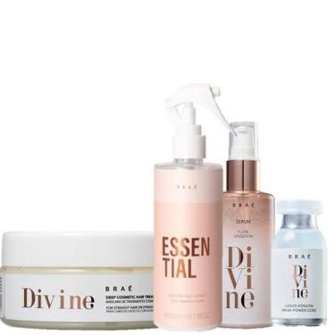 Imagem de BRAÉ Divine Máscara 200g+Sérum Reparador 60ml+Ampola 13ml+Essential 26