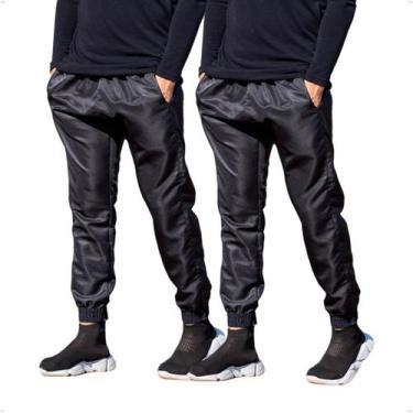 Imagem de KIT 2 Calças Jogger Masculina Skinny Tecido Tactel 416 - BEN20, M, Pre