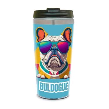 Imagem de Copo Térmico Personalizado Pet Lover Dog PUG 450ml Inox