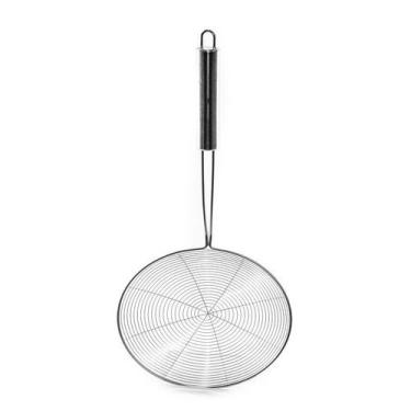 Imagem de Escumadeira Fritura Aço Inox Batata Pastel Peixe 40x17cm - FRIGOPRO