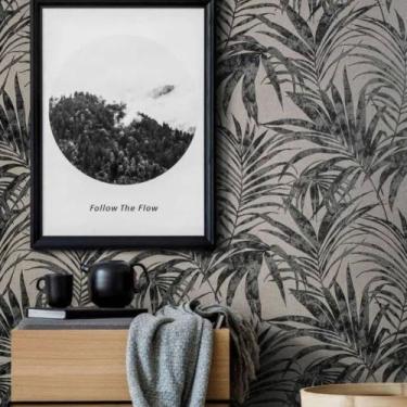 Imagem de Papel de Parede Ivy Folhagem Grafite 680350 - NOVAMUR