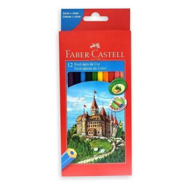 Imagem de Kit 2 Cxs Lápis Cor Ecolápis de Color 12 Cores Faber Castell