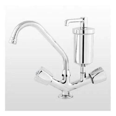 Imagem de Torneira Cozinha De Metal Bancada Bica Móvel com Filtro ABS 2168 C-50 
