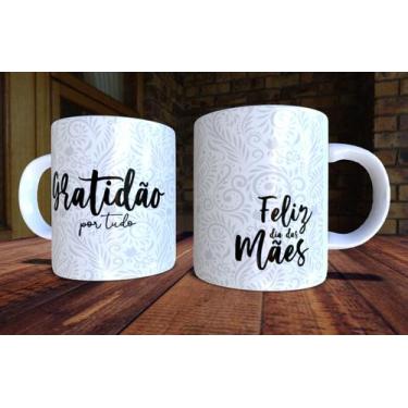 Imagem de Xicara de porcelana 325ml dia das mães ref0179 - casa fé