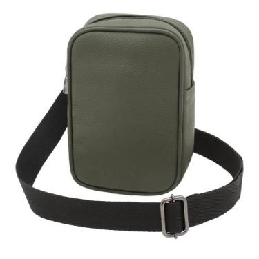 Imagem de Bolsa Crossbody de Couro Mariart Lolla, Army