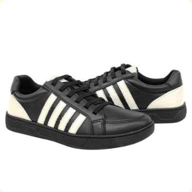 Imagem de Sapatênis Masculino Confortável Macio Resistente e Durável Cadarço de Elástico Só Calçar-Masculino