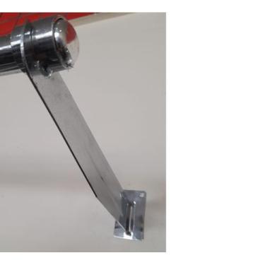 Imagem de Suporte Cabideiro Estilo Faca Tubo Redondo Cromado - Supertec