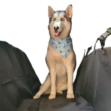 Imagem de Capa para Banco Traseiro Carro Impermeavel Pet Cães e Gatos - Supri Pe