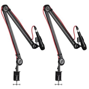 Imagem de Kit 02 Pç Suporte Articulado De Mesa P Microfone Condesador - Waver, P