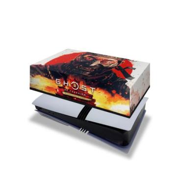 Imagem de Capa Compatível PS5 Pro Anti Poeira Horizontal - Ghost of Tsushima Dir