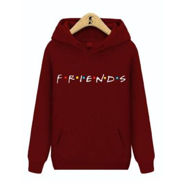 Imagem de Blusa de Moletom Canguru Friends - Wess Store, Bordô, G