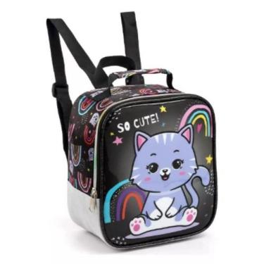 Imagem de Lancheira Térmica Infantil Zoop Animals - Seanite Preta, Único, Preta