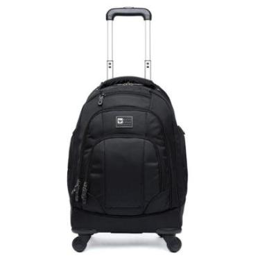 Imagem de Mochila Hang Loose Masculina Executiva de Rodinhas Trabalho Notebook Roda 360° 46 Litros-Unissex
