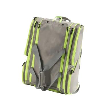 Imagem de Dynwave Pickleball Bag Gear Storage Bolsa Mochila Bolsa de Transporte Bolsa de Remo Mochila Esportiva para Treinamento ao Ar Livre Mochila Camping, Cinza Verde