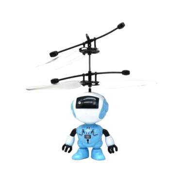Imagem de predolo Brinquedo robô voador Brinquedos voadores para meninos, Brinquedo drones, Mini drone para crianças, Idade 3 4 5 6 7 anos, Presente