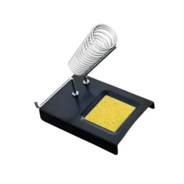 Imagem de Ｂｅｓｇａ Suporte de Ferro de Solda, Rack de Metal, Ferramenta de Soldagem, Estação de Suporte para Casa, Oficina, Limpeza, Ponta de Ferro de Solda, com Esponja, Tamanho real