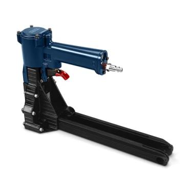 Imagem de IDL Packaging ADCSY-19-32 Pistola pneumática resistente para grampos de coroa de 32 mm - grampeador pneumático resistente - Pistola profissional de pressão de ar para fechamento rápido de caixa