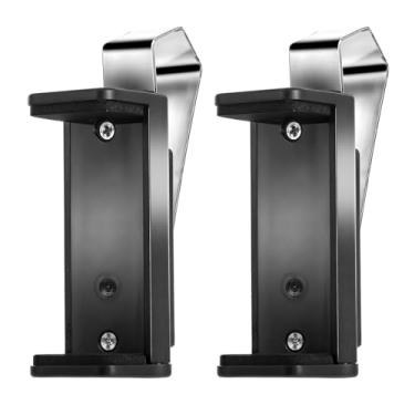 Imagem de 2 peças de clipe de abridor de porta de garagem ajustável suporte de cliqueador de portão clipe de viseira remoto universal para carros serve de substituição para controles remotos de diferentes