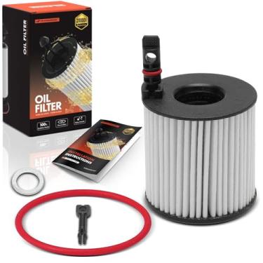 Imagem de A-Premium Filtro de óleo de proteção atualizado de 20 mil milhas compatível com modelos Hyundai e Kia - Elantram, Sonata, Sorento, Santa Fe, Sportage, Accent, Tucson, Rio, Kona, Seltos, K5, Venue