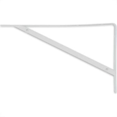 Imagem de Cantoneira Mao Francesa R.C.A Leve Branco 40Cm - Kit C/12 Unidades - R