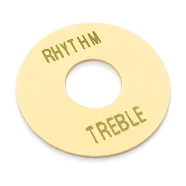 Imagem de Vintage Forge Placa de anel com interruptor de agudos Gold Rhythm para guitarra Gibson Les Paul SG SWR10-CRM