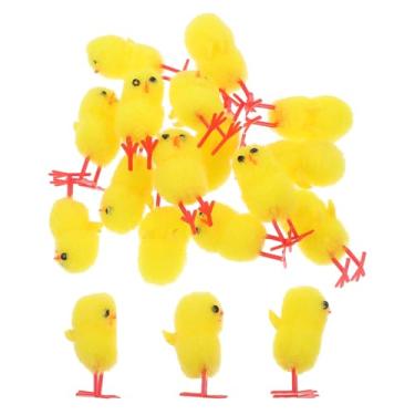 Imagem de HOODANCOS Artesanato Exclusivo Enfeite De Pintinho De Páscoa Brinquedos De Pelúcia Macios Mini Brinquedos De Páscoa Para Adultos Decoração De Escritório Em Casa