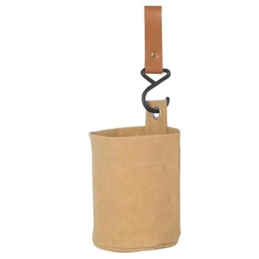 Imagem de Suporte de guarda-chuva para carro, lixeira pendurada, portátil, com ganchos para encosto de cabeça, cesto de banco traseiro automático, balde de armazenamento de grande capacidade