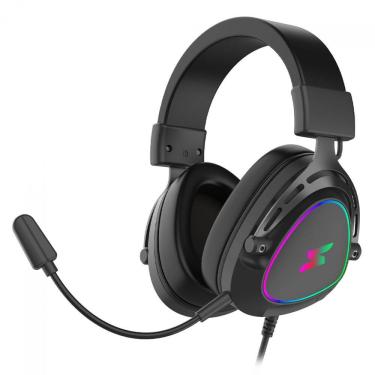 Imagem de Headset Gamer SuperFrame Sound RGB 50mm Surround 7.1 USB Preto - SF-HS-SD7CR3B