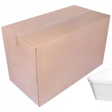 Imagem de Prato Isopor Retangular Fundo 500Ml M500 Ultra S/Tampa C/400