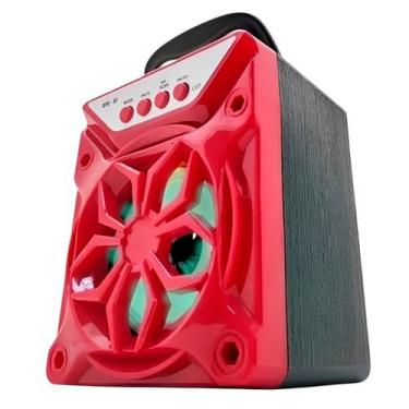 Imagem de Mini Caixa de Som Speaker Bluetooth Portátil Rádio Entrada Pendrive e 
