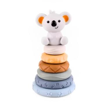 Imagem de Brinquedo de Empilhar Torre de Empilhar Interativa Coala Brinquedo de Empilhar Monta Monta Kidino