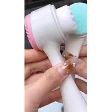 Imagem de kit con 6 Escova De Limpeza Facial Massageadora Esfoliante De Pele - E