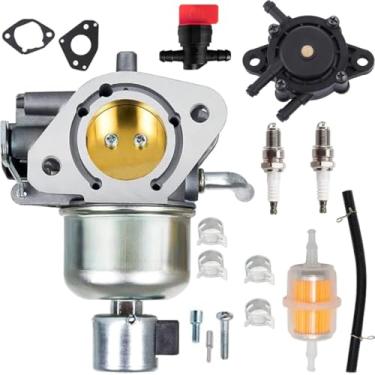 Imagem de Kit de carburador 16-853-19S compatível com motor Kohler série 7000 22 23 24 25 26 hp KT745 KT740 KT735 KT730 KT725 com bomba de combustível, substitui 1685319-S 32-853--63S 32 -853-67S 32 853 50-S 32
