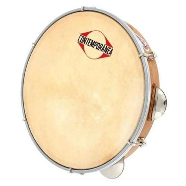 Imagem de Pandeiro Contemporânea Light couro 10 -- 20LT - Contemporanea