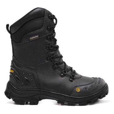 Imagem de Bota Motociclista Couro Masculina Camuflada Cano Médio - Mila Marques,
